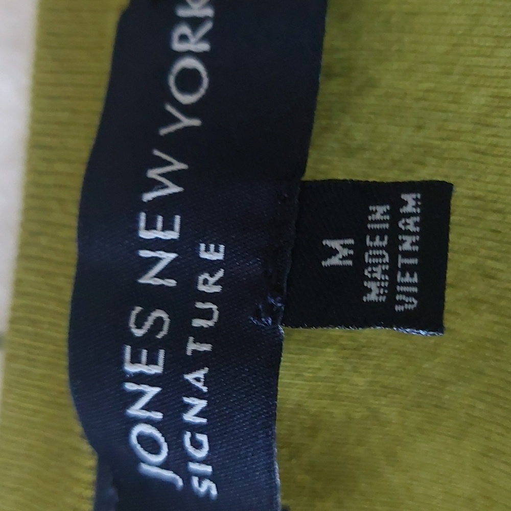 "JONES NEW YORK" top, Size M. 100% Cotton - Picture 5 of 6